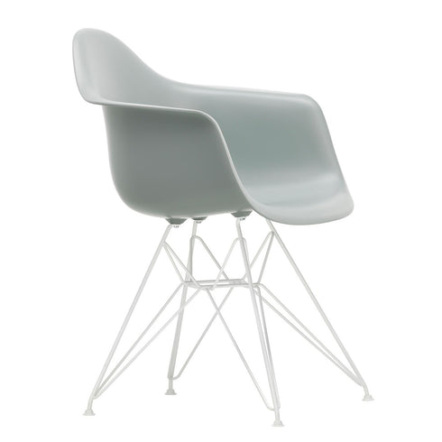 Cadeira de Braços em Plástico Eames DAR / Base Branca